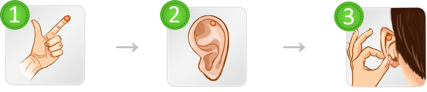 Клипса от курения - способ установки Клипса от курения - способ установки